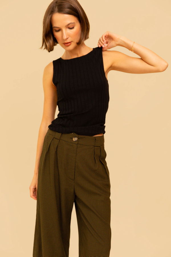 Whimsy + Row Dillon Tank - Black