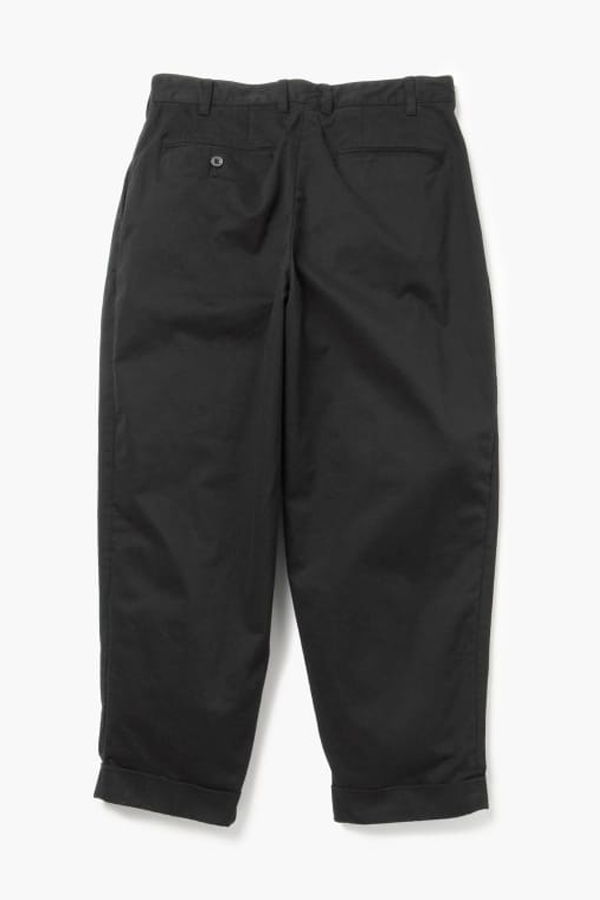 Beams Plus 2 Pleats Tapered Twill Trousers