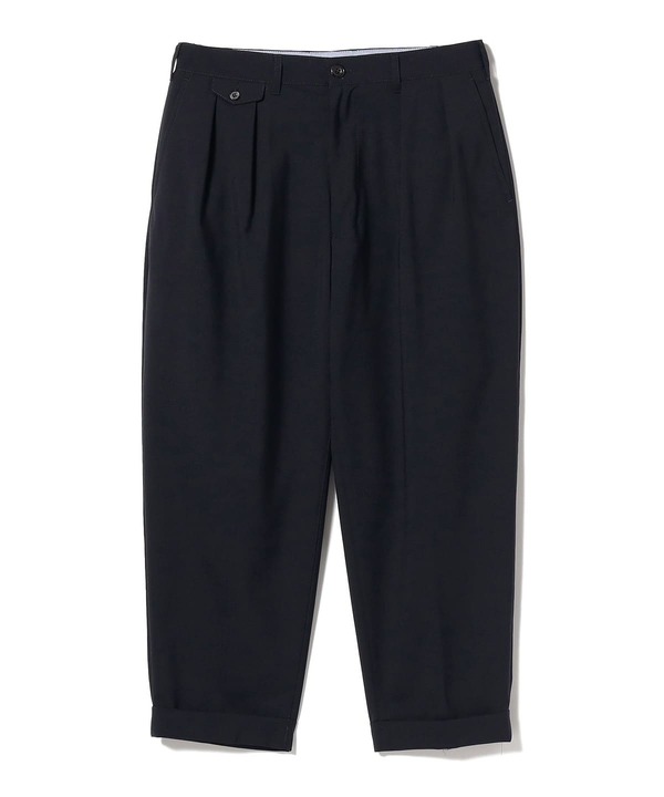 Beams Plus 2 Pleats Tapered Wool Tropical Trousers