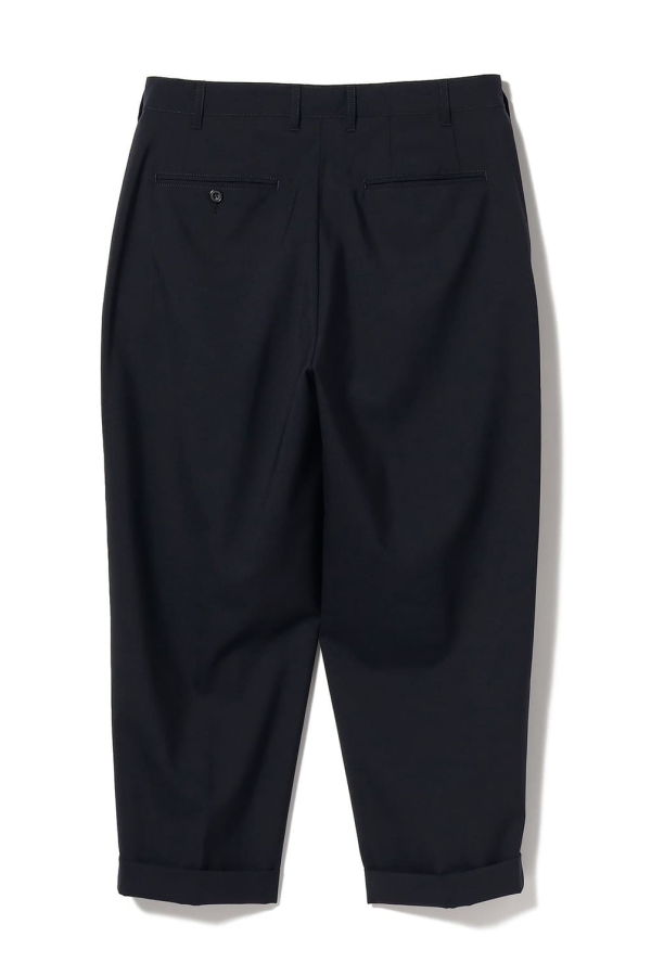 Beams Plus 2 Pleats Tapered Wool Tropical Trousers