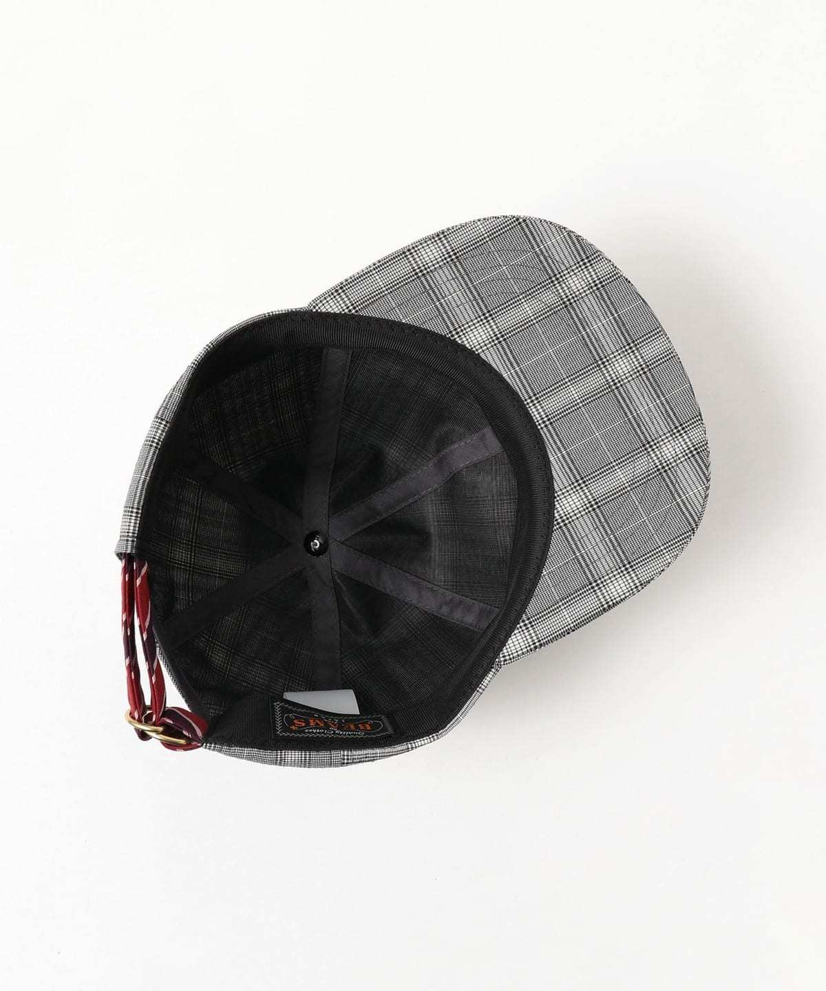 Beams Plus 6 Panel Regimental Strap Sucker Cap - Image 2 of 3