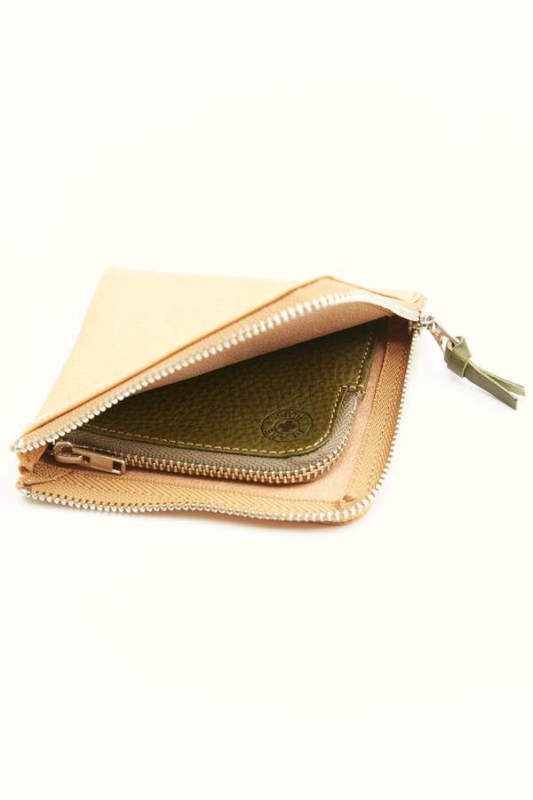 Beams Plus Double Zip Wallet SS26
