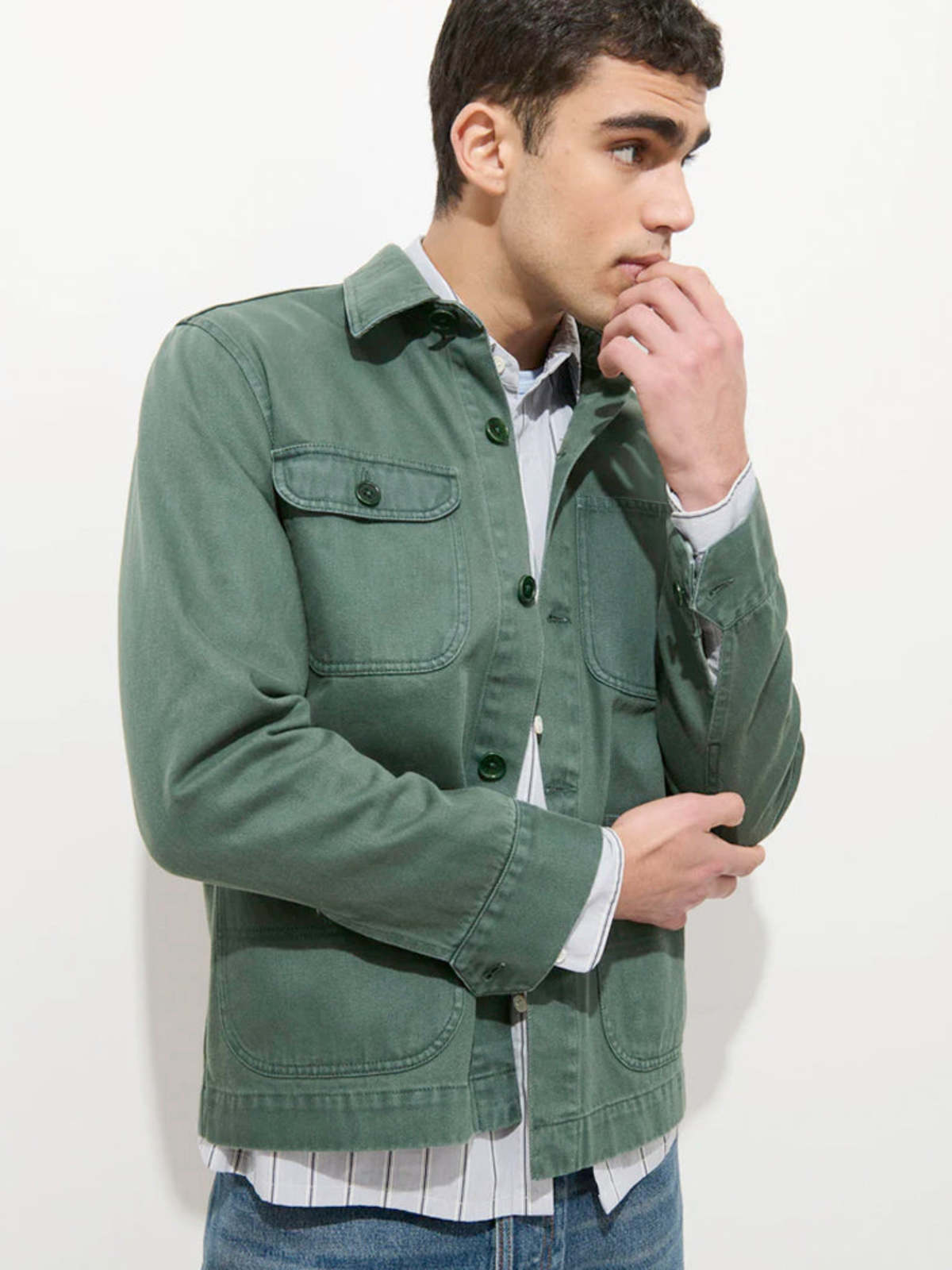 Alex Mill Garment Dyed Work Jacket - Image 4 of 5