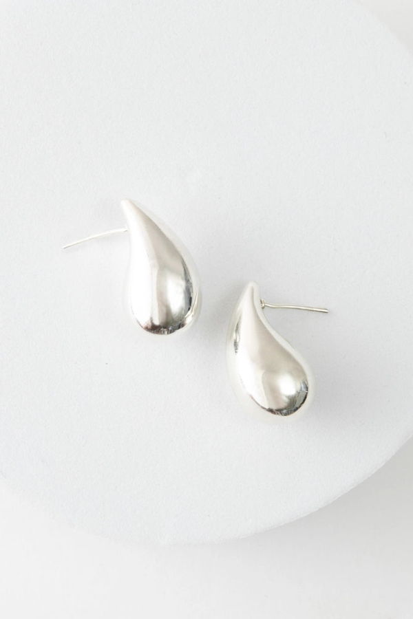 Noonday Dew Drop Studs - Silver