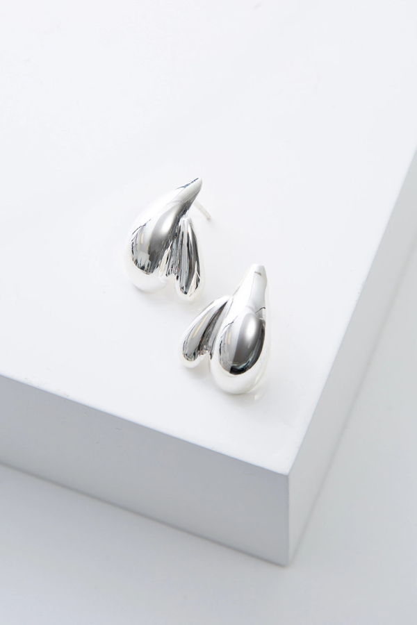 Noonday Double Dew Drop Earrings - Silver