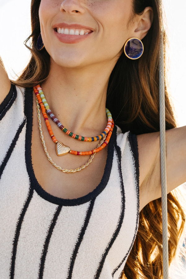 Noonday Horizon Heart Necklace Set