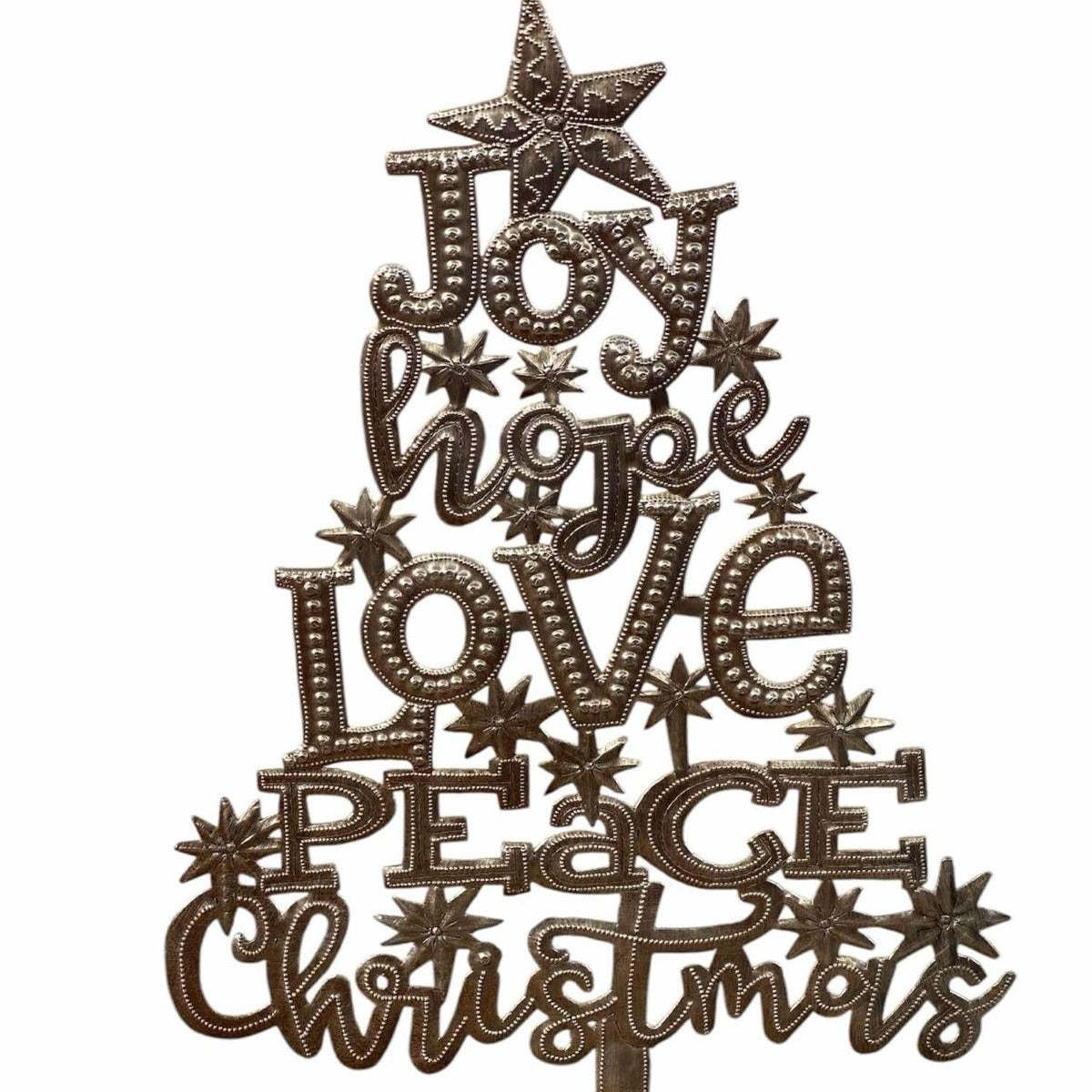 Vi Bella Inspirational Metal Tree Sculpture - Image 2 of 4