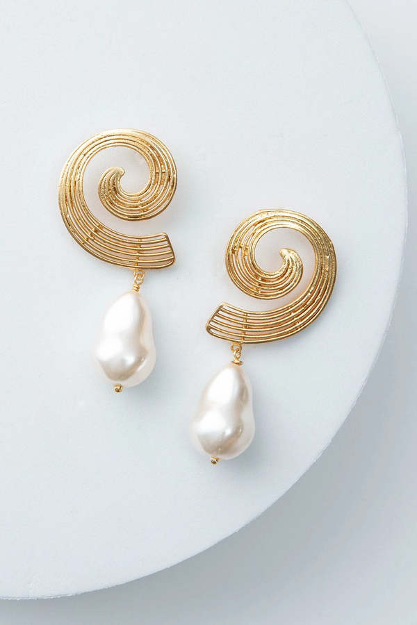 Noonday Pearl Swirl Earrings