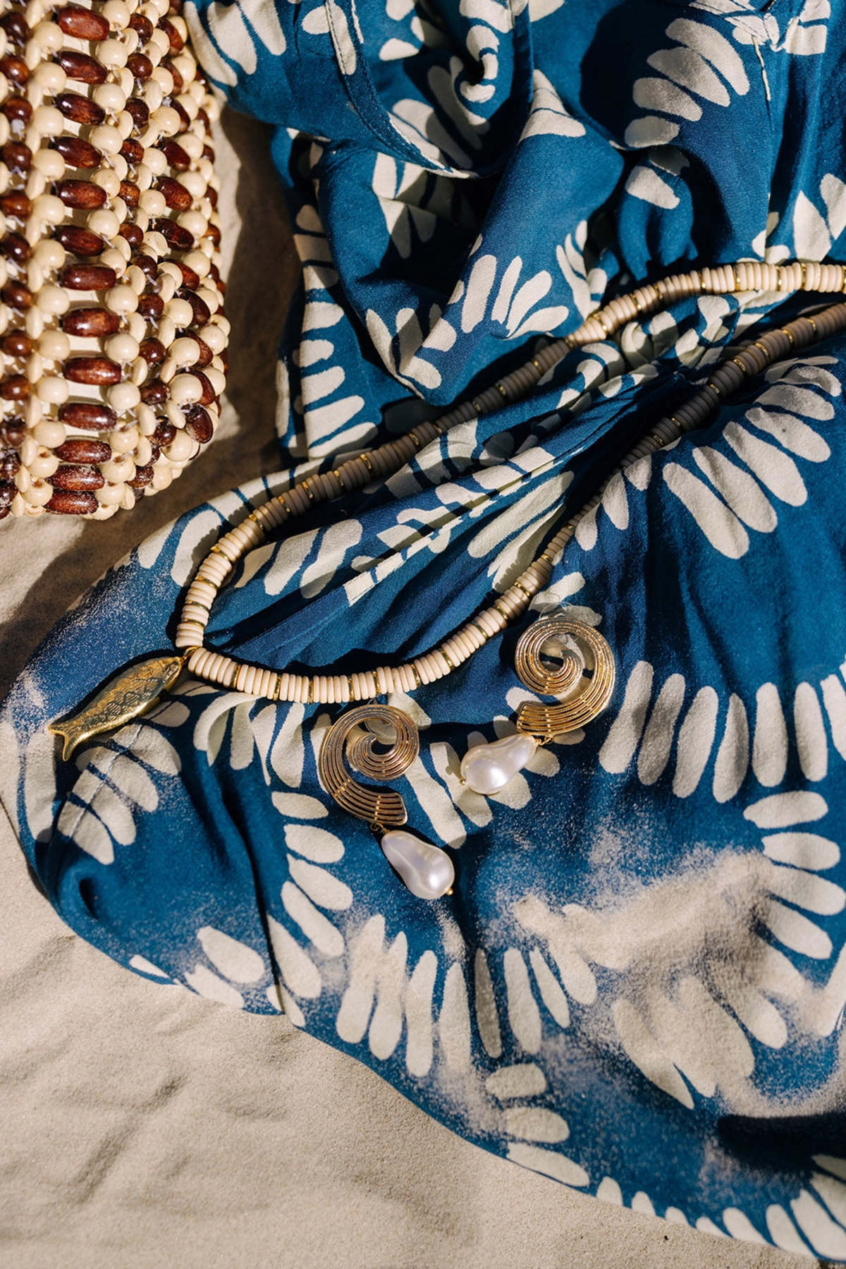 Noonday Pearl Swirl Earrings - Image 3 of 5