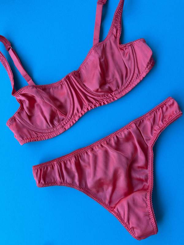 Araks Grier Silk Thong - Rose