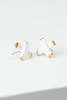 Noonday Porcelain Criss-Cross Studs - Thumbnail 1
