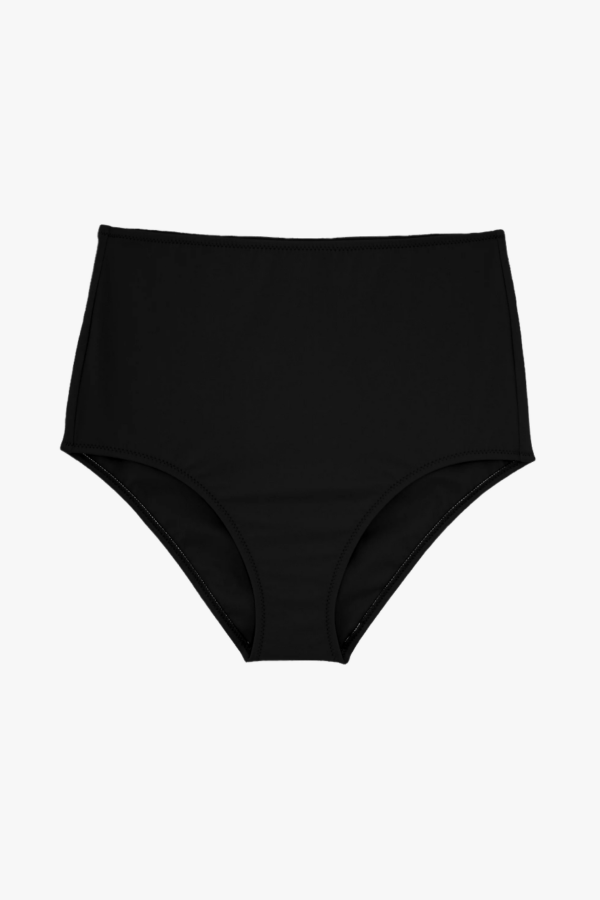 Araks Mallory High Waisted Bikini Bottom - Black