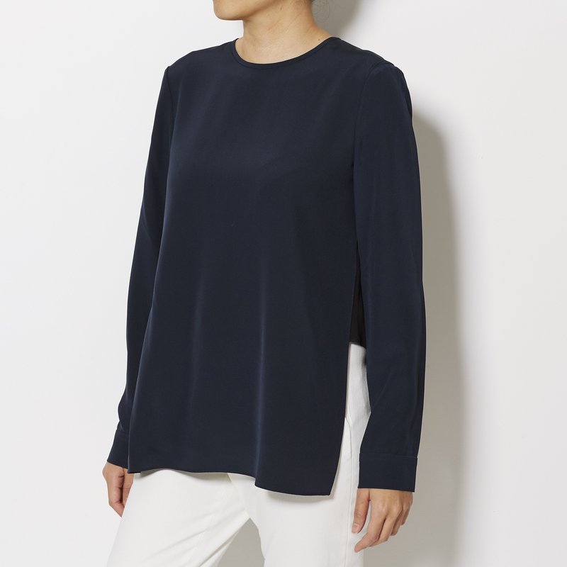 tibi silk top