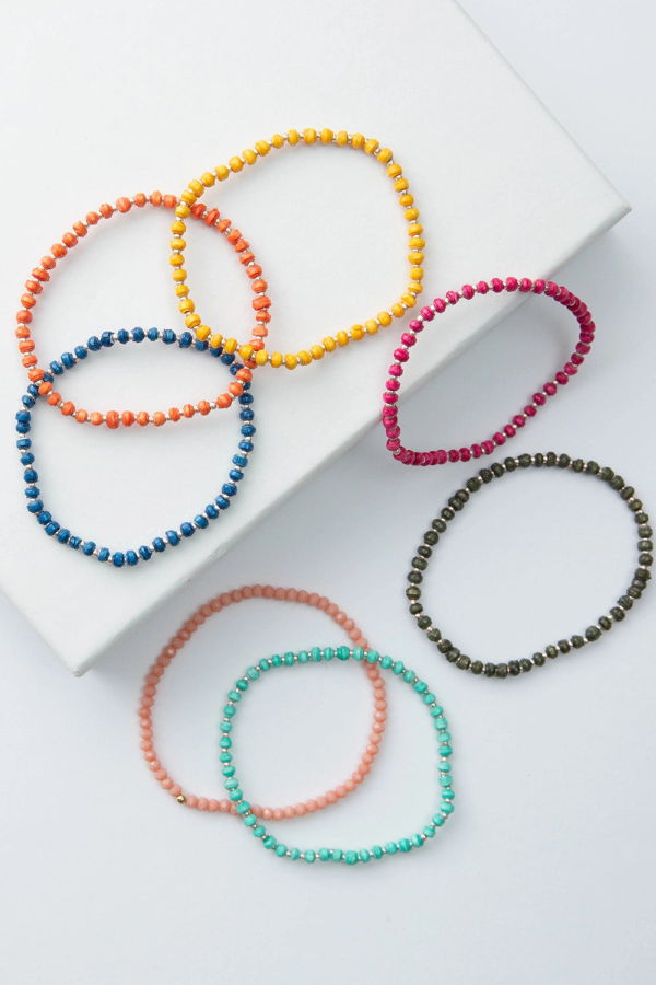 Noonday S/8 Tiny Paper Bead Bracelets