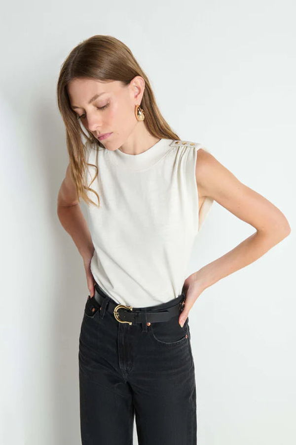 Nation Ltd Mikka Buttoned Tank