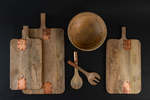 Coppermill Kitchen Vintage Inspired Wooden Charcuterie Board with Handmade Copper Details - Thumbnail 5
