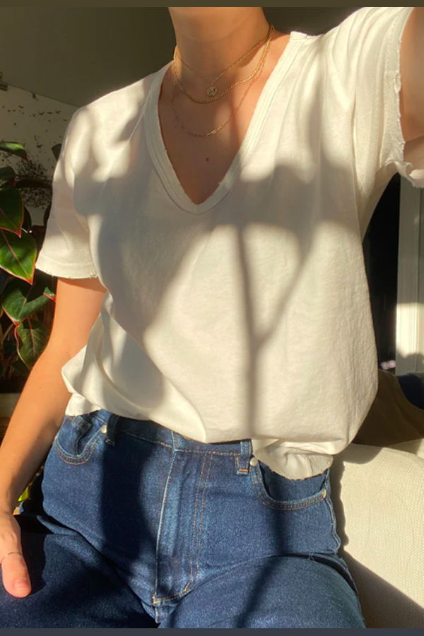 Le Bon Shoppe Vintage La Vie Tee - White