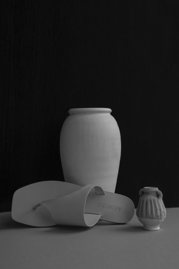 A. Emery Leather Sandals