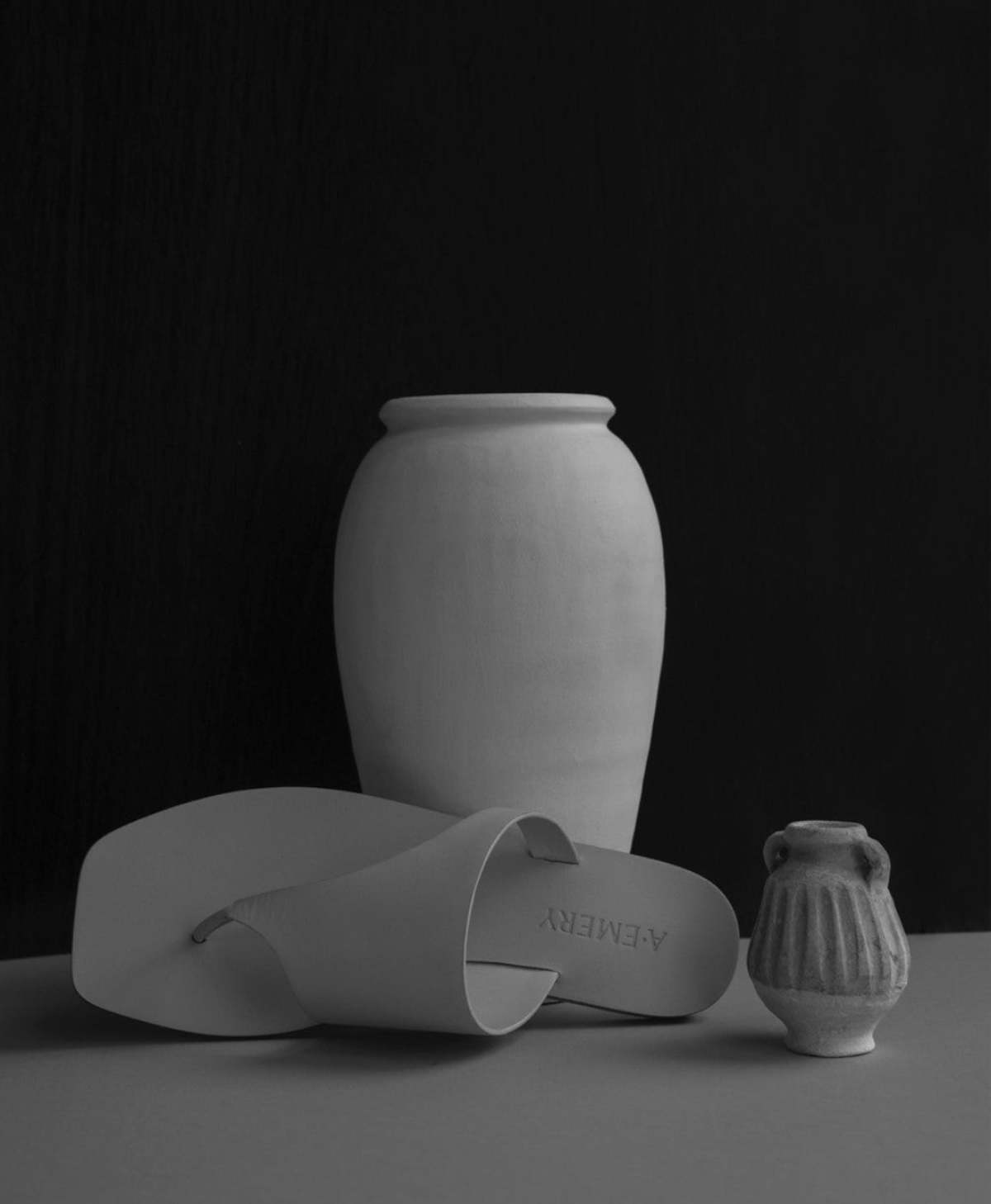 A. Emery Leather Sandals - Image 1 of 4