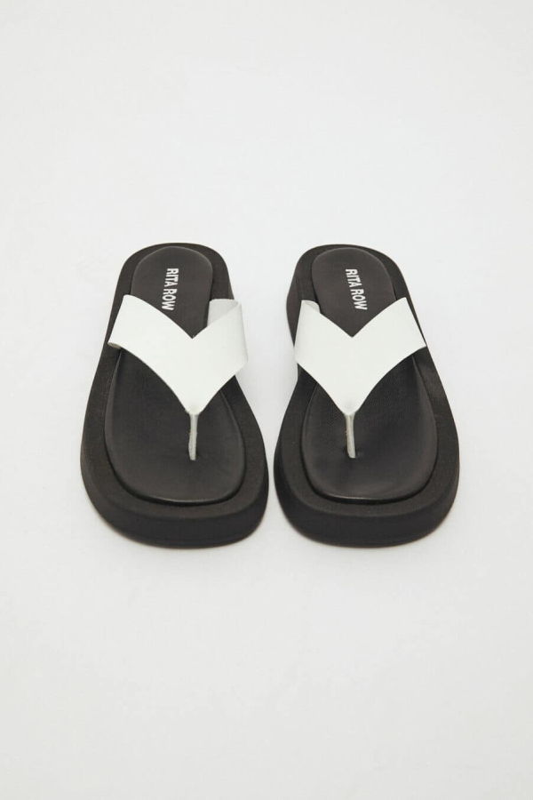 Rita Row Leather Flip Flops