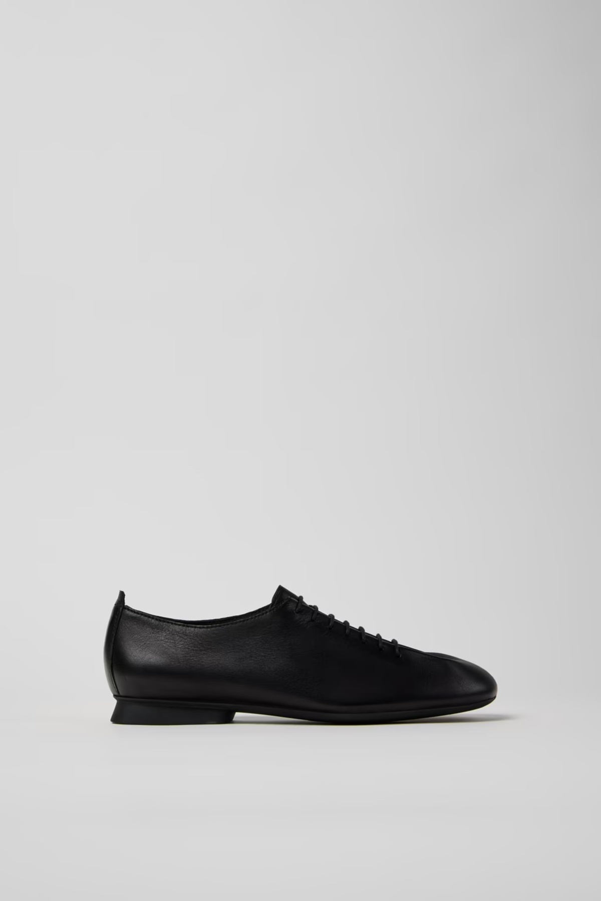 Camper Casi Myra Soft Leather Lace-Up Shoes - Black - Image 1 of 7