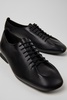 Camper Casi Myra Soft Leather Lace-Up Shoes - Black - Thumbnail 4