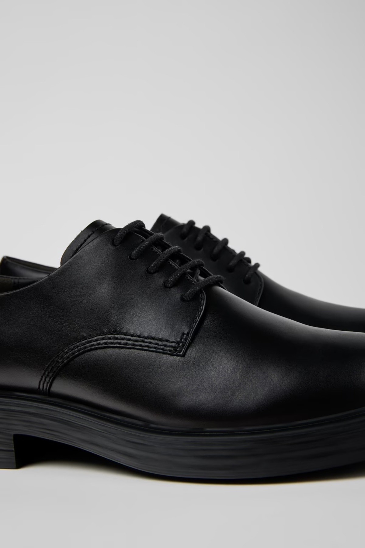 Camper Dean Leather Lace-Up Shoes - Image 4 of 7