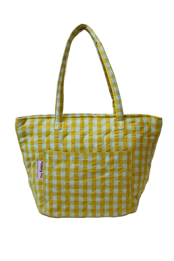Mosey Me Citrus Seersucker Quilted Bag