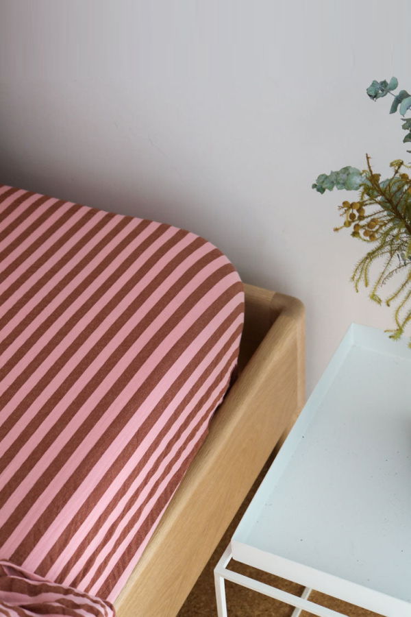 Mosey Me Sundae Seersucker Fitted Sheet 