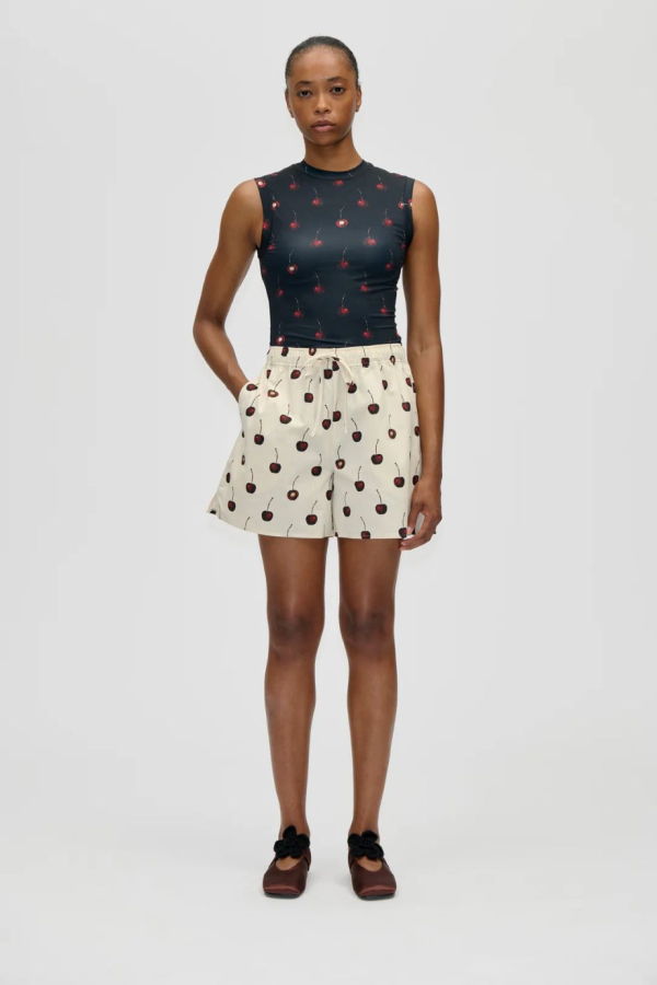 Stine Goya Cherries Crewneck Tank Top