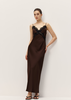elodie Evy Satin Slip Dress - Thumbnail 1
