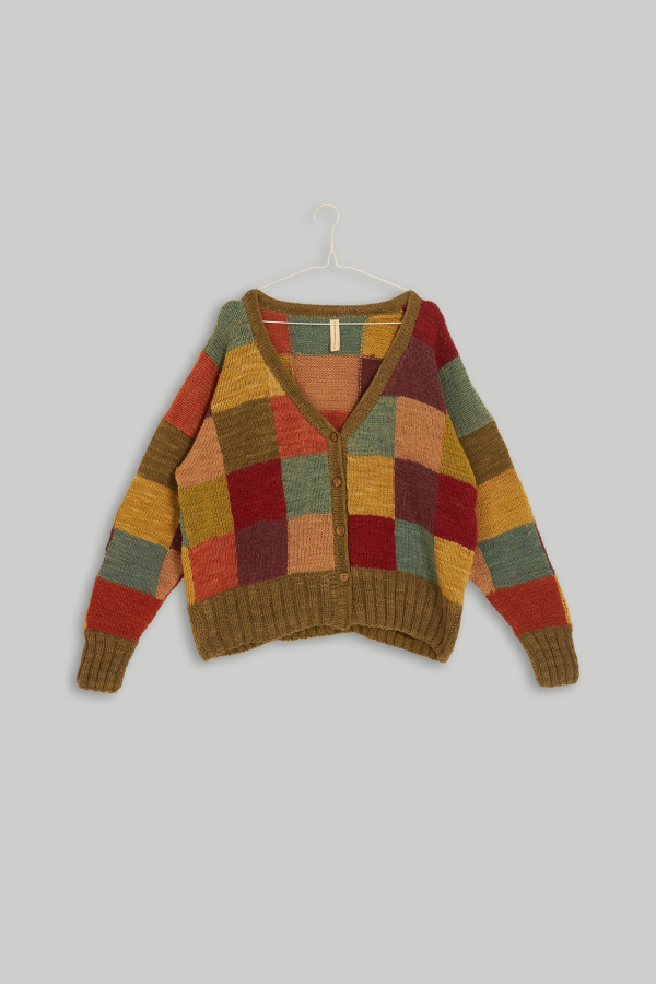 World of Crow The Himalayan Intarsia Cardigan