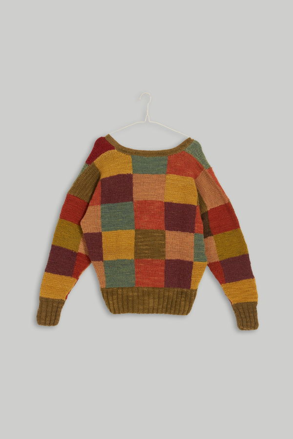 World of Crow The Himalayan Intarsia Cardigan