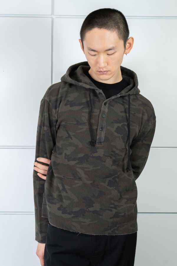 Camo Camon Waffle Hoodie