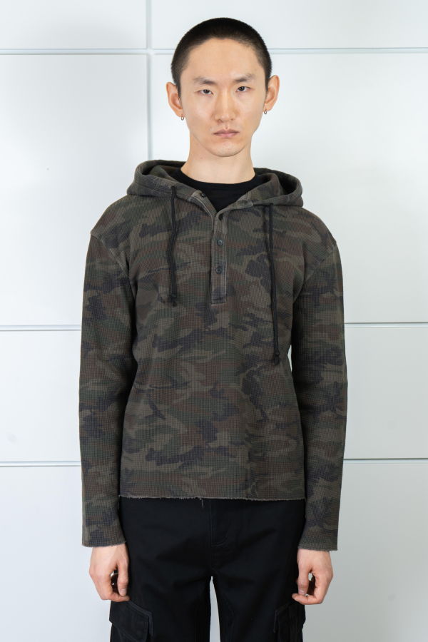 Camo Camon Waffle Hoodie