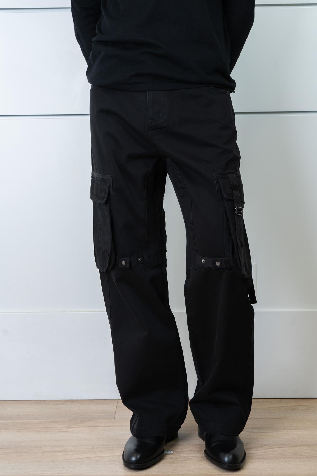 Insait Cinch Cargo Pants - Black - Image 1 of 10