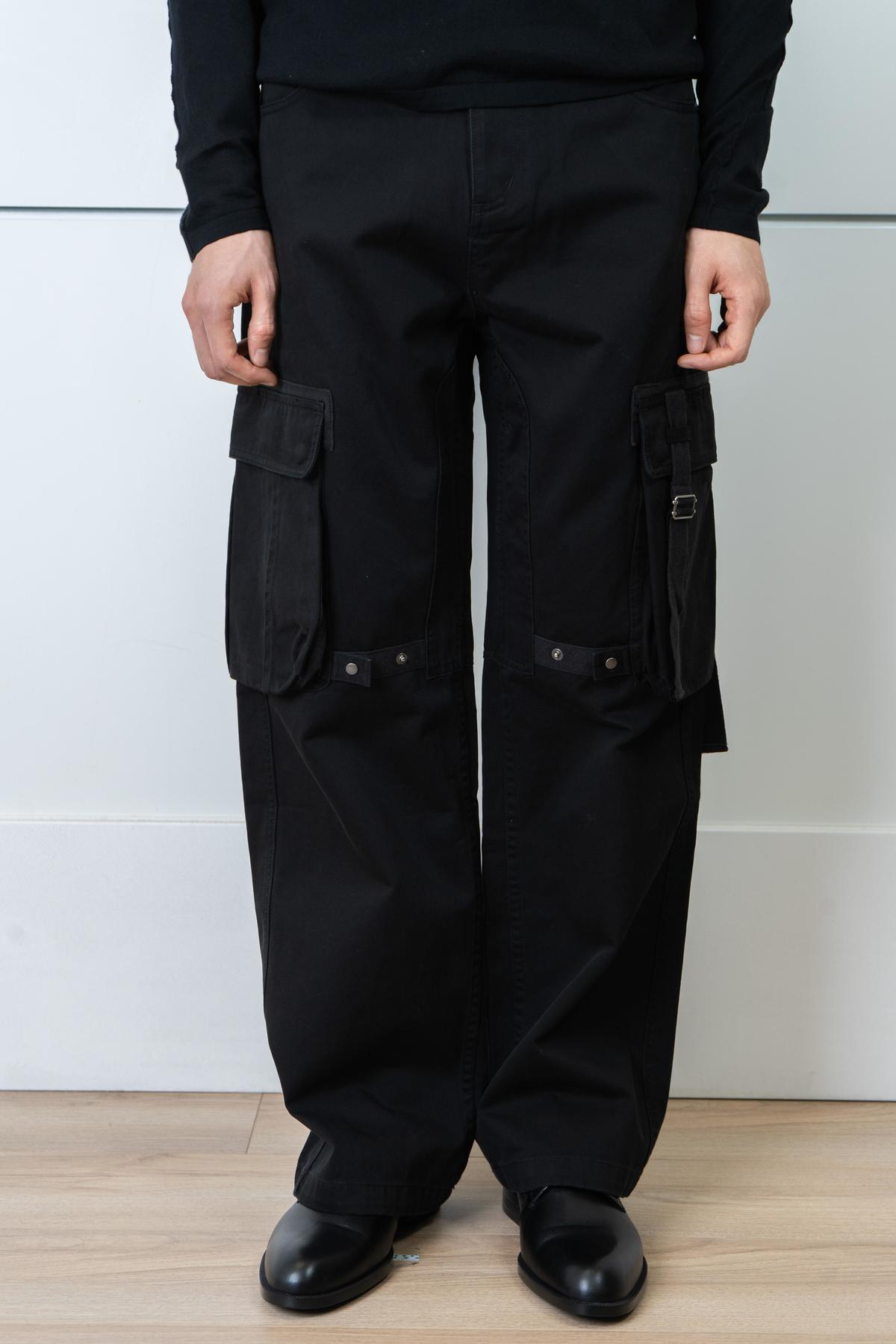 Insait Cinch Cargo Pants - Black - Image 3 of 10