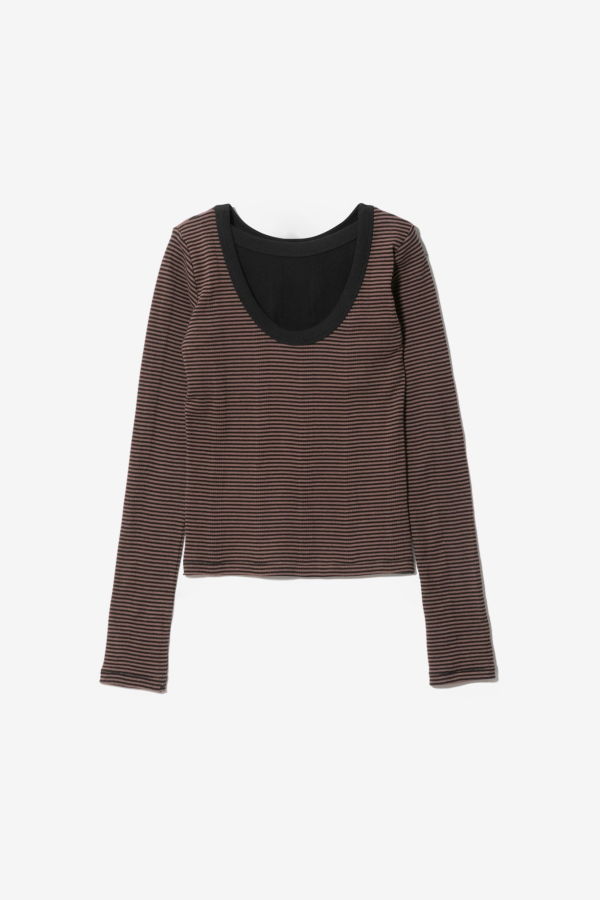 BEAUTIFUL PEOPLE Miller Double Front Long T-Shirt