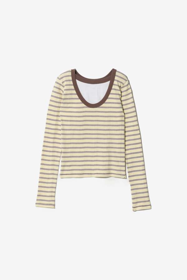 BEAUTIFUL PEOPLE Miller Double Front Long T-Shirt