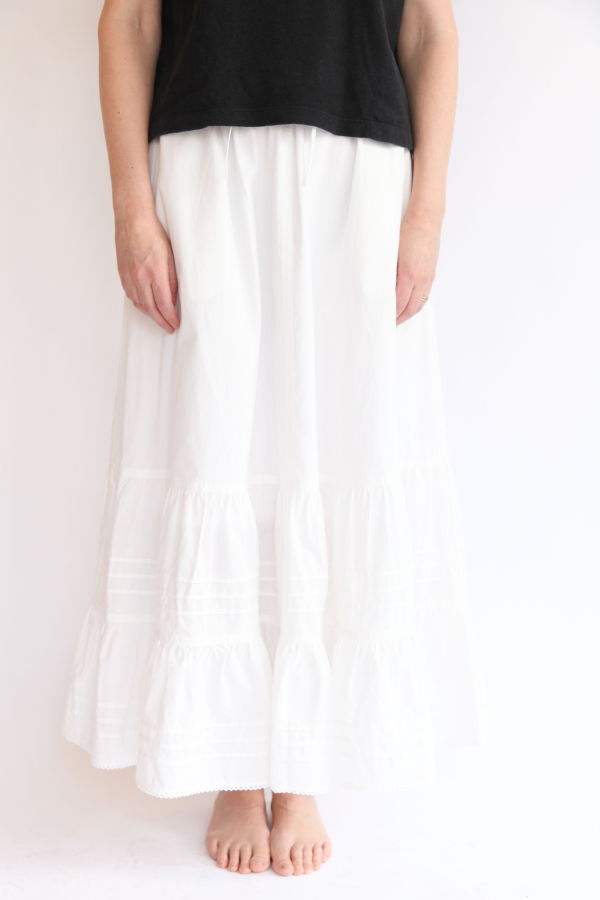 Dopple & Scent Tuck Gathered Skirt