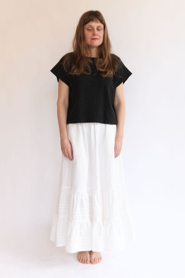 Dopple & Scent Tuck Gathered Skirt