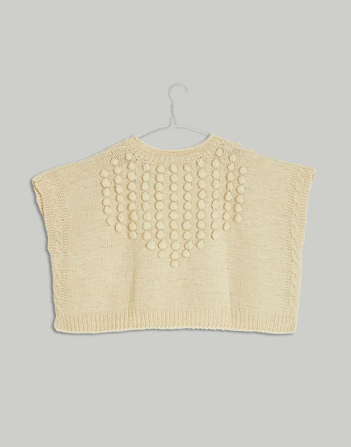 World of Crow Knotted Sweater - Cream - Image 2 of 3