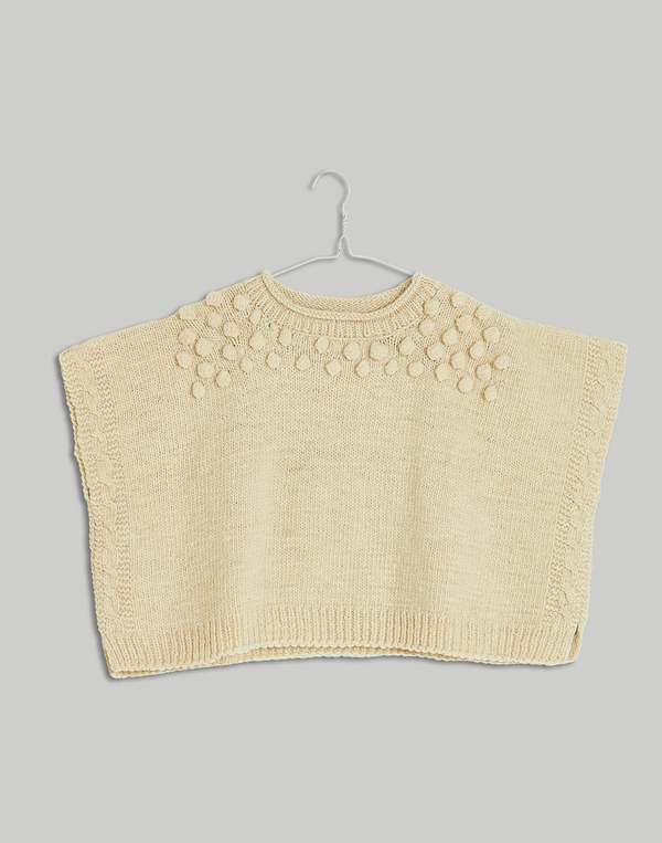 World of Crow Knotted Sweater - Cream