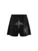 Hellstar Flame Yang Shorts - Black - Thumbnail 3