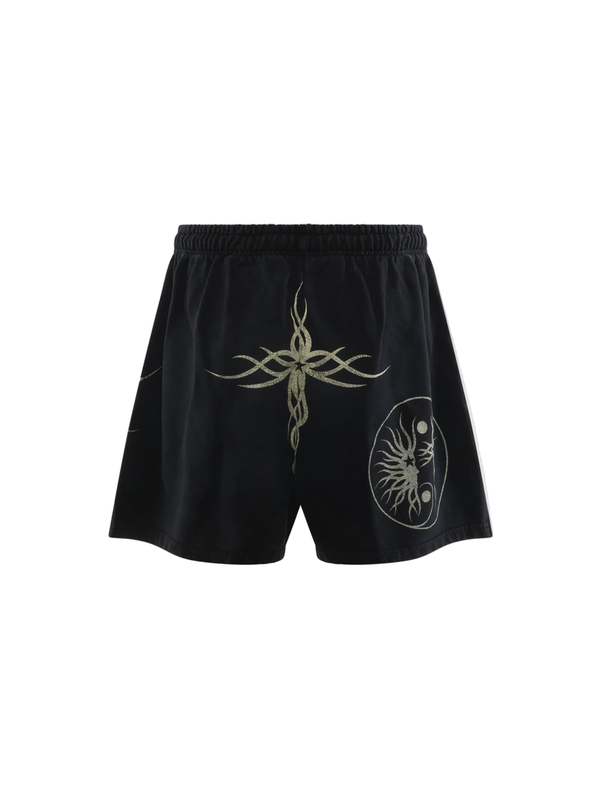 Hellstar Flame Yang Shorts - Black - Image 3 of 3