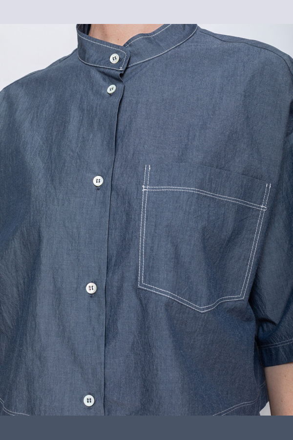 Hache Cropped Mood Shirt Top