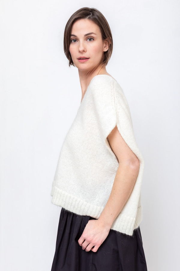 Gallego Desportes Sleeveless Mohair Sweater Sweater