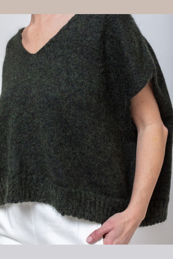 Gallego Desportes Sleeveless Mohair Sweater