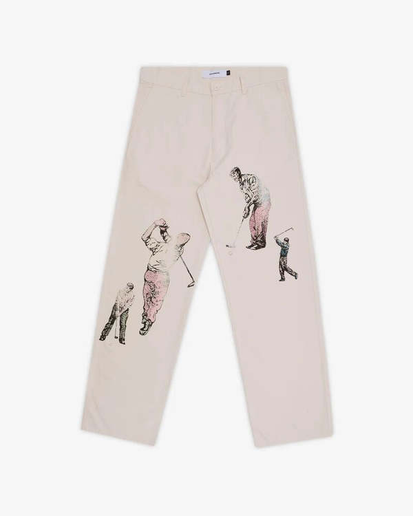 STUDENTS GOLF Francis Work Pants - OFFWHITE