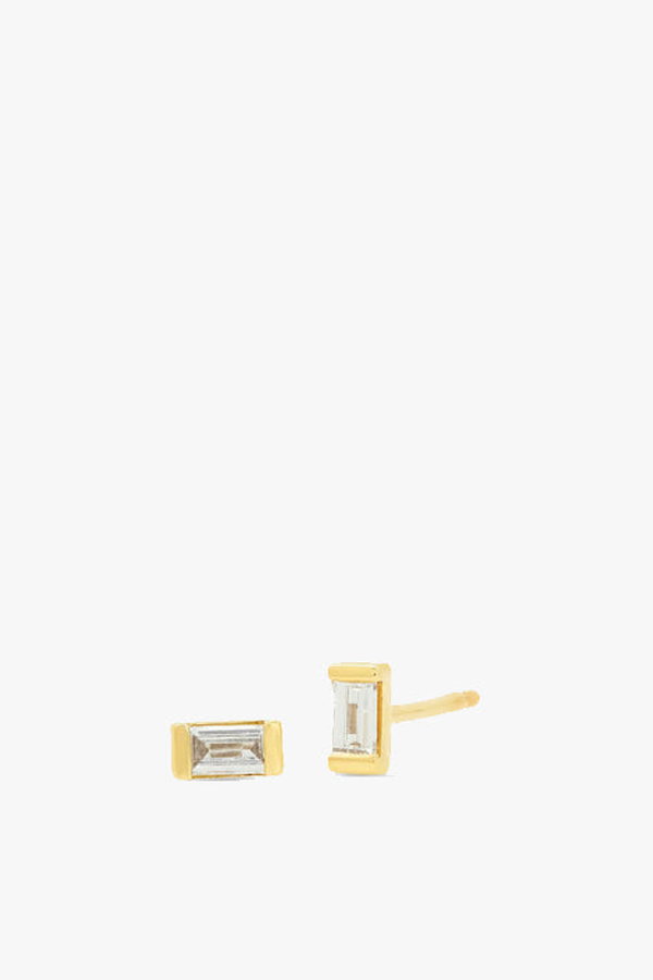 Eriness Diamond Baguette Studs